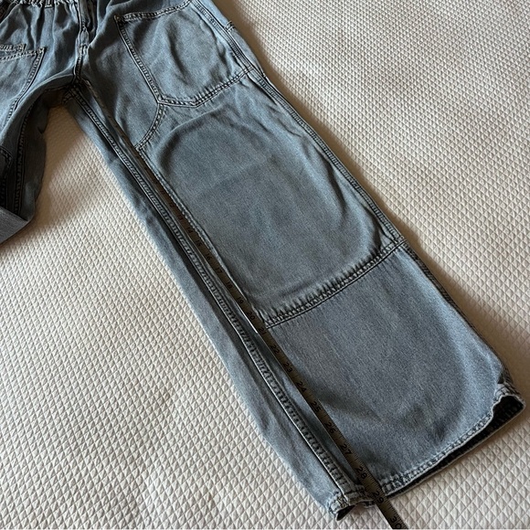 BDG Urban Outfitters Carpenter High Rise Wide Leg Light Wash Size‎ XS - Picture 16 of 16